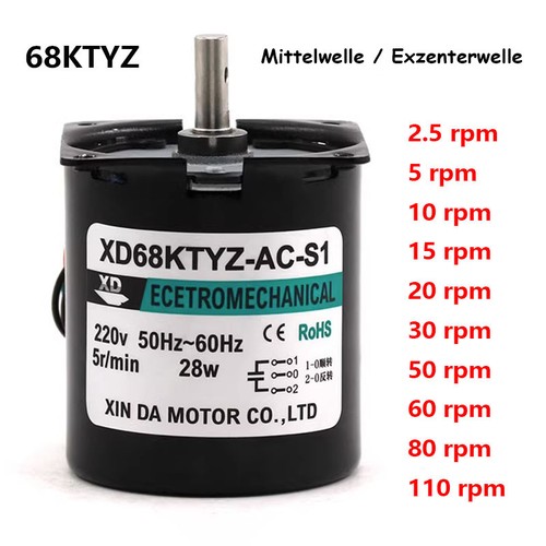 68ktyz 220v 110r min - ac,