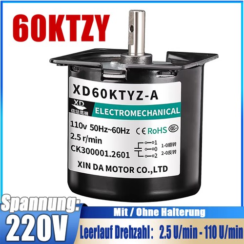 60ktyz synchronmotor 220v - 220v, ac